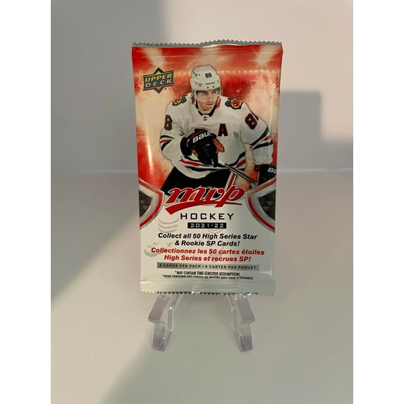 2021-22 Upper Deck MVP NHL Hockey Trading Cards Pack