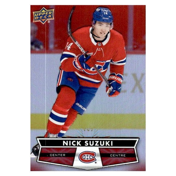 2021-22 Upper Deck Tim Hortons Nick Suzuki #121 Montreal Canadiens Hockey Card