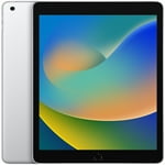 Apple iPad (9th Generation): with A13 Bionic chip, 10.2-inch Retina Display, 64GB, Wi-Fi, 12MP front/8MP Back Camera, Touch ID, All-Day Battery Life - Silver