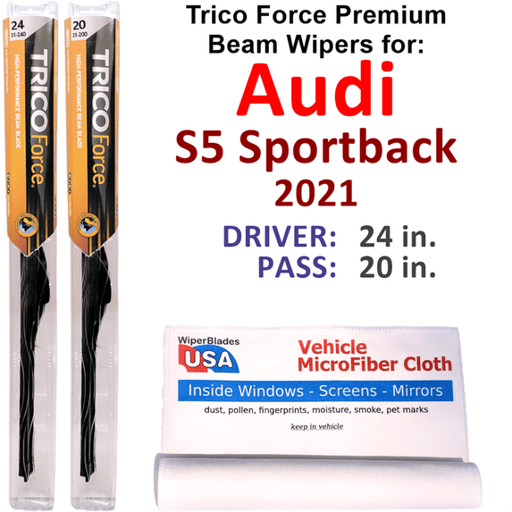 2021 Audi S5 Sportback Performance Beam Wipers (Set of 2)