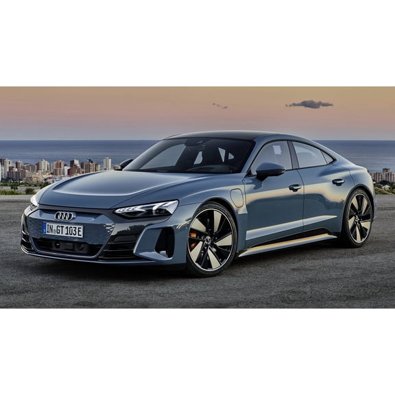2021 Audi e-tron GT - 24x36 Inch Laminated Poster - Stunning Detail and Bold Colors