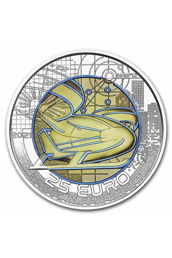 2021 Austria Silver/Niobium Smart Mobility 25 BU