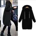 2021 Autumn and Winter New Midlength Sanding Fleece Extralarge Loose Dawei Hooded Jacket