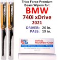 thumbnail image 1 of 2021 BMW 740i xDrive Performance Beam Wipers (Set of 2), 1 of 4