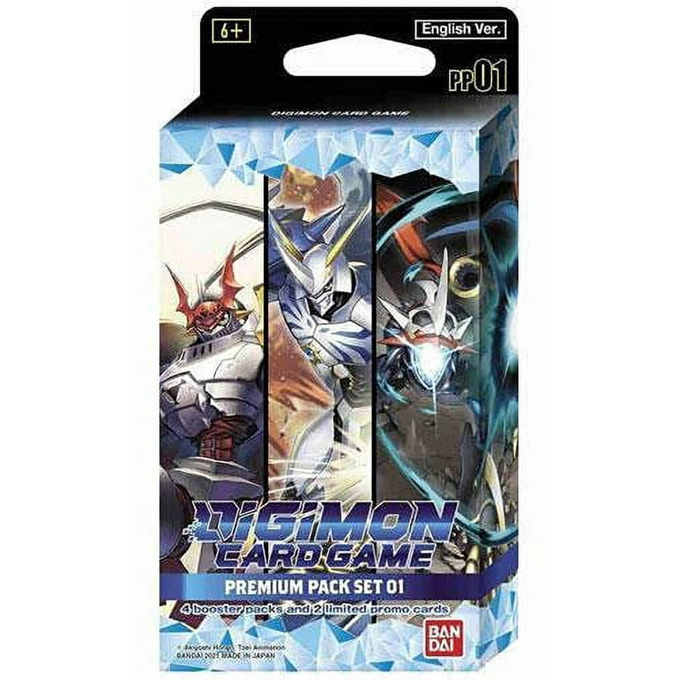 2021 Bandai Digimon Card Game Premium Pack Set 1 [PP01] - 4 Booster Packs