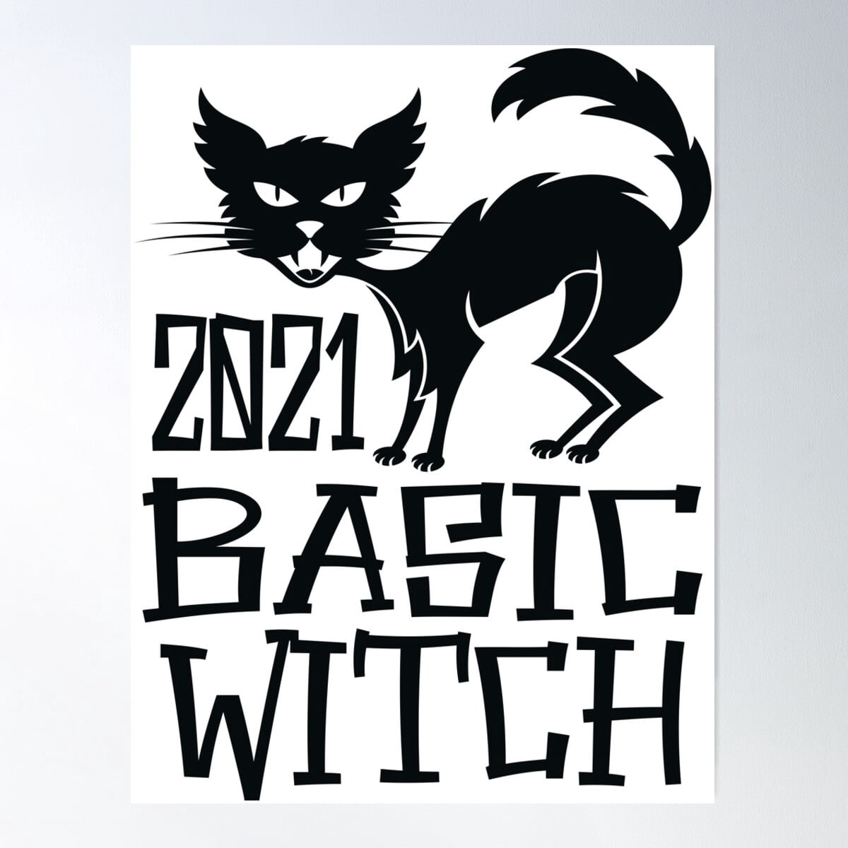 2021 Basic Witch Poster Wall Art, Modern Wall Decor For Living Room ...