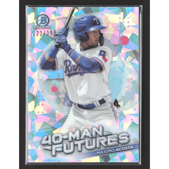 2021 Bowman Chrome 40-Man Futures Maximo Acosta #FMF-16 Atomic Refractor /