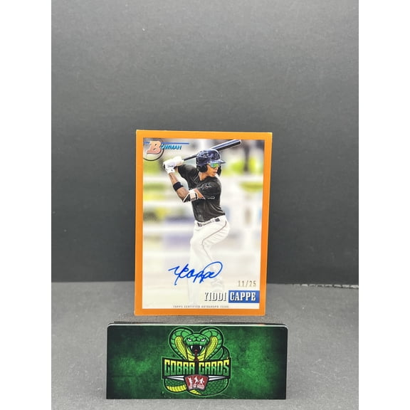 2021 Bowman Heritage Yiddi Cappe #93PA-YCA Orange /25