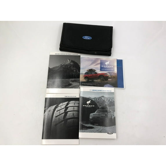 2021 Bronco Sport Owners Manual Handbook Set with Case OEM C02B39025