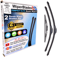 thumbnail image 1 of 2021 Cadillac XT5 Beam Wiper Blades Wipers w/2yr Warranty (Set of 3) w/Rear Wiper (WiperBladesUSA), 1 of 5