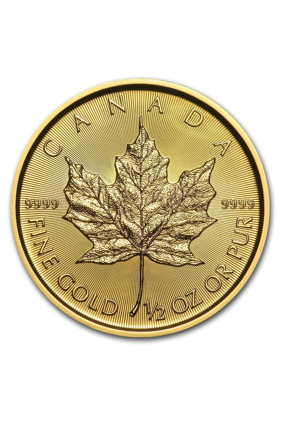 2021 Canada 1/2 oz Gold Maple Leaf BU