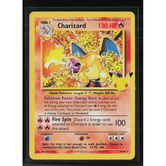 2021 Celebrations Charizard Holo Rare #4/102