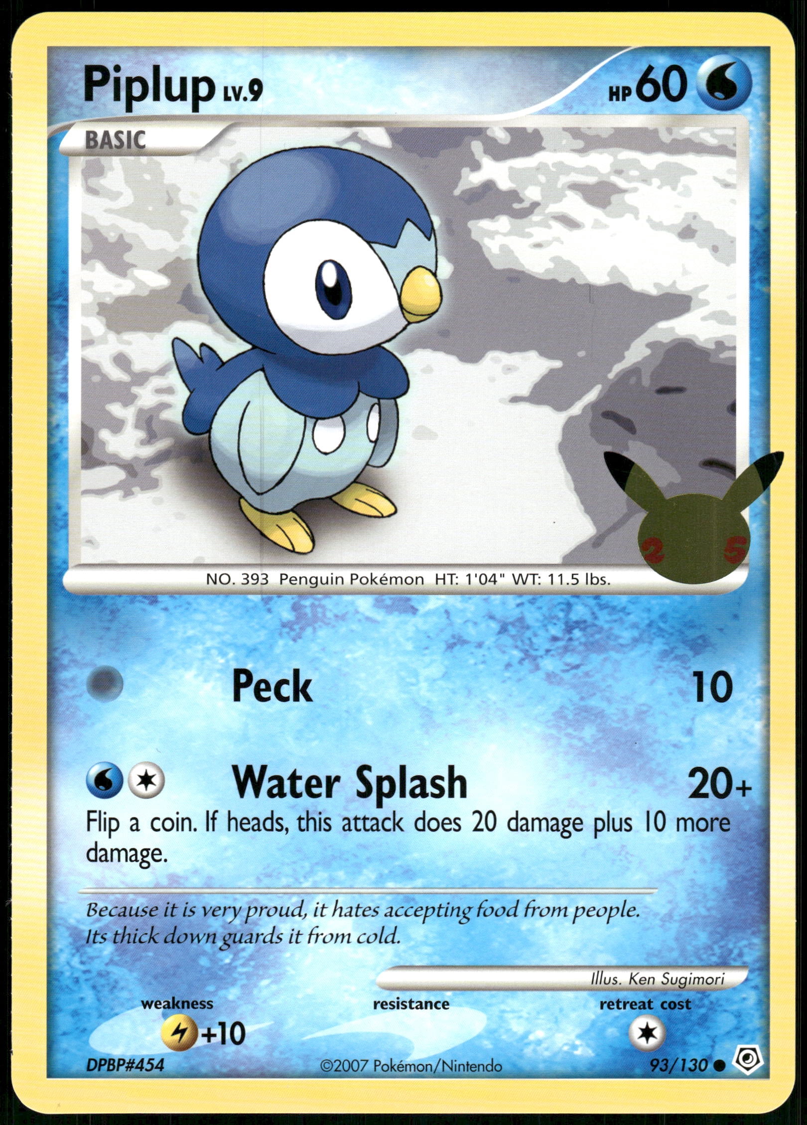 Piplup Pokemon Card