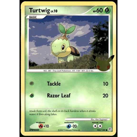 2021 Celebrations Turtwig Jumbo Jumbo #103/130
