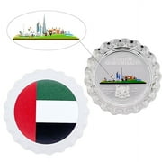 2021 Chad 6 Gram World Landmarks - UAE Bottle Cap Proof Silver Coin .999 Fine in Cap