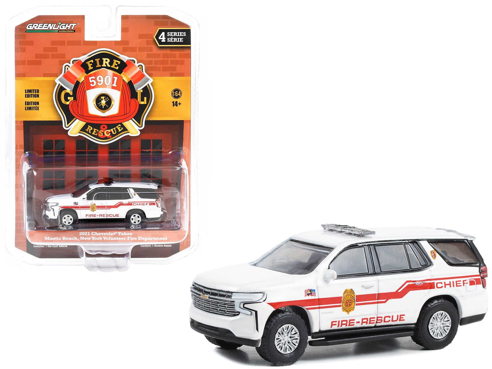 ミニカー FIRE MARSHAL FIIRE DEPT CHIEF #115 Amazon.com: Greenlight 67040-C First Responders Series 1
