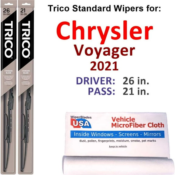 2021 Chrysler Voyager Wiper Blades (Set of 2)