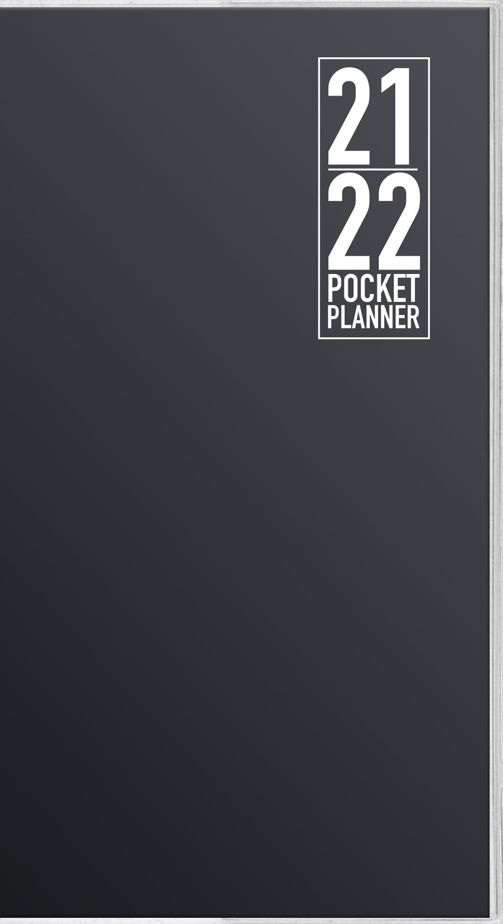 2021 Classic Black Pocket Planner