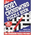 thumbnail image 1 of 2021 Crossword Puzzle Book: Large Print UK Version 2021 Challenging Brain Exercise Crossword Book With 80 Puzzles For 80 Holiday Fun For Senior Men Women Mum Dad Solution Included (Paperback), 1 of 1