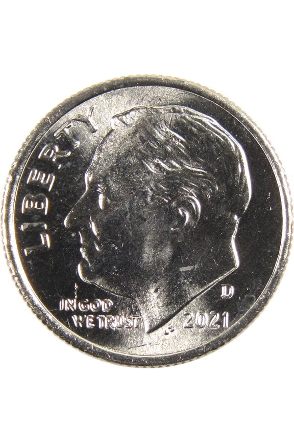 2021 D Roosevelt Dime BU Uncirculated Clad 10c Coin