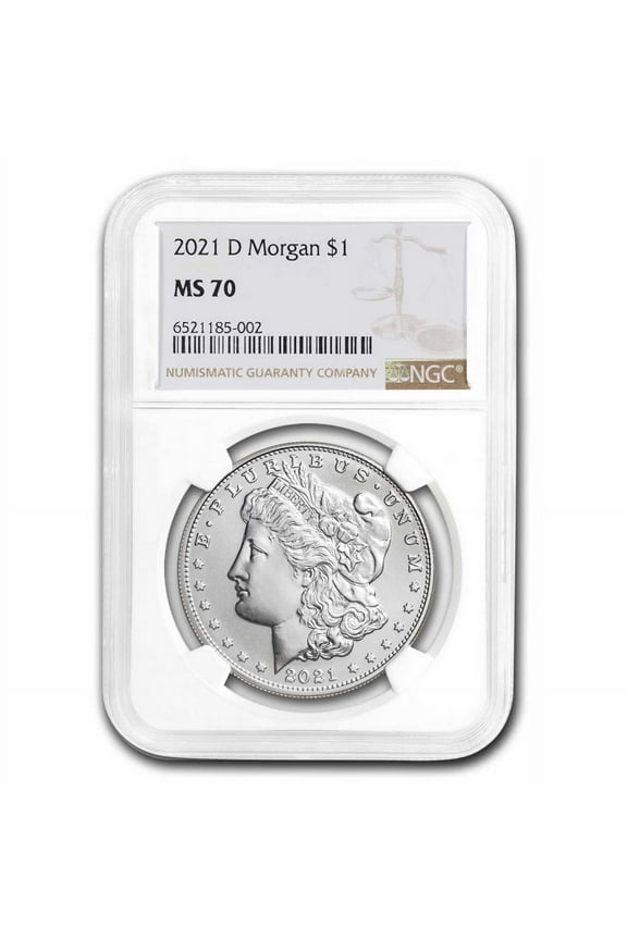 2021-D Silver Morgan Dollar MS-70 NGC