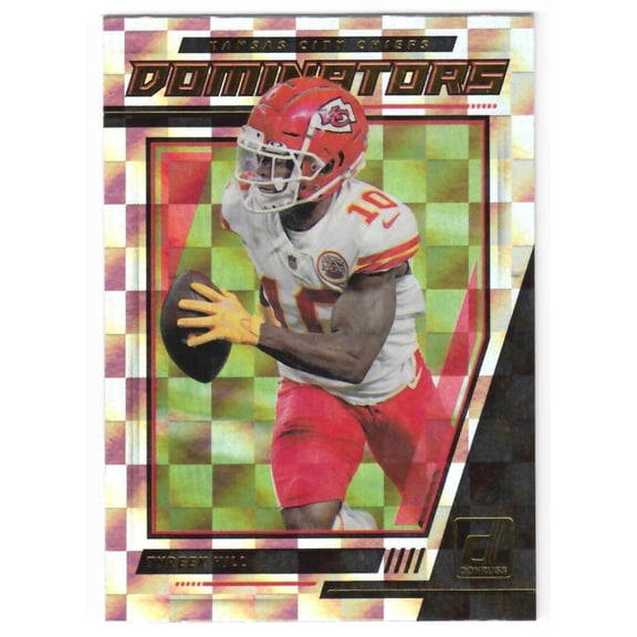 2021 DONRUSS DOMINATORS #21 TYREEK HILL KANSAS CITY CHIEFS