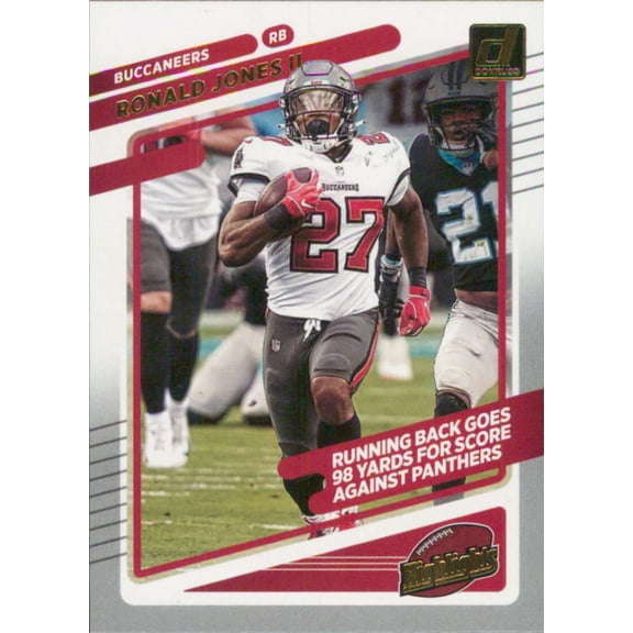 2021 DONRUSS HIGHLIGHTS #3 RONALD JONES II TAMPA BAY BUCCANEERS
