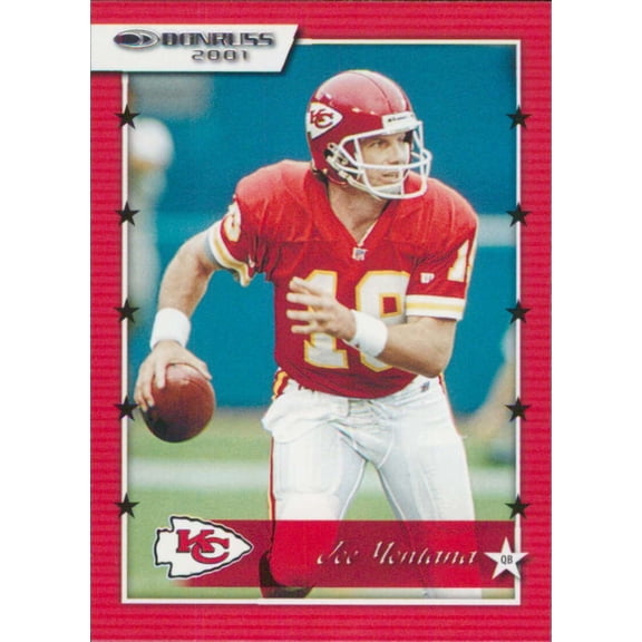 2021 DONRUSS RETRO 2001 #28 JOE MONTANA KANSAS CITY CHIEFS