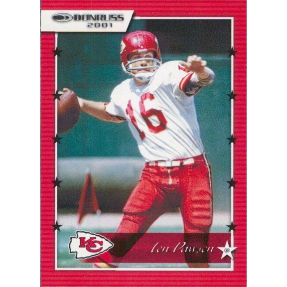 2021 DONRUSS RETRO 2001 #40 LEN DAWSON KANSAS CITY CHIEFS