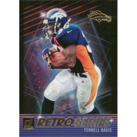 2021 DONRUSS RETRO IES #8 TERRELL DAVIS DENVER BRONCOS