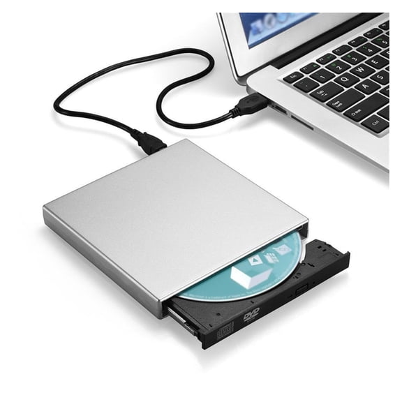 2021 DVD Drive USB External CD-RW Recorder DVD/CD Reader Player Optical Drive Laptop Computer ,High Volume Speakers