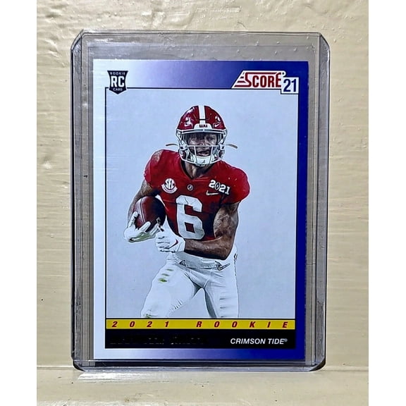 2021 DeVonta Smith Score #TB4 Rookie NFL Draft Trading Card Crimson Tide