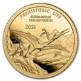 thumbnail image 1 of 2021 Democratic Rep. of Congo 1/2 gram Gold Quetzalcoatlus BU, 1 of 4