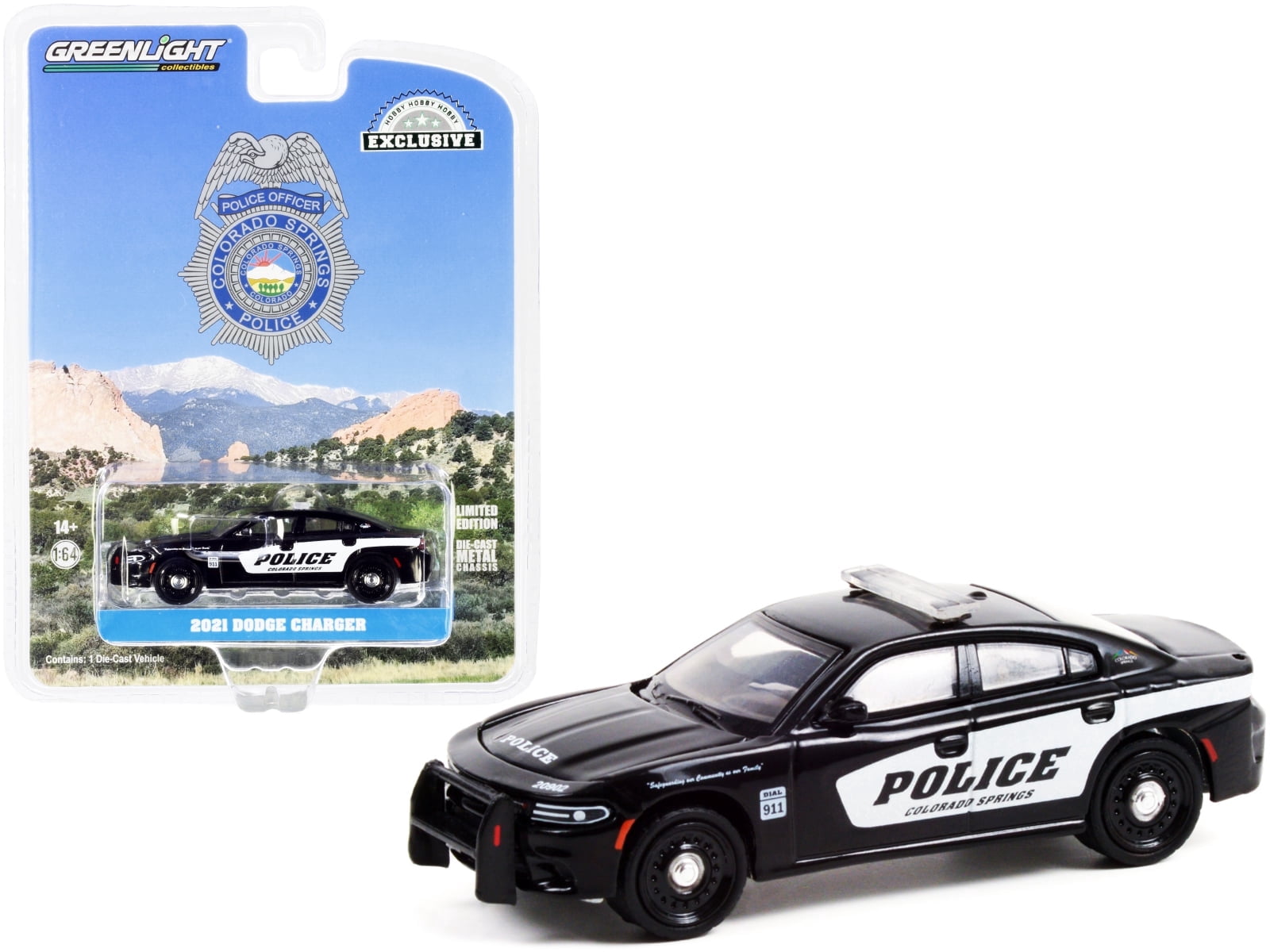 GreenLight Collectibles Police Car Toys for Kids and Collectors