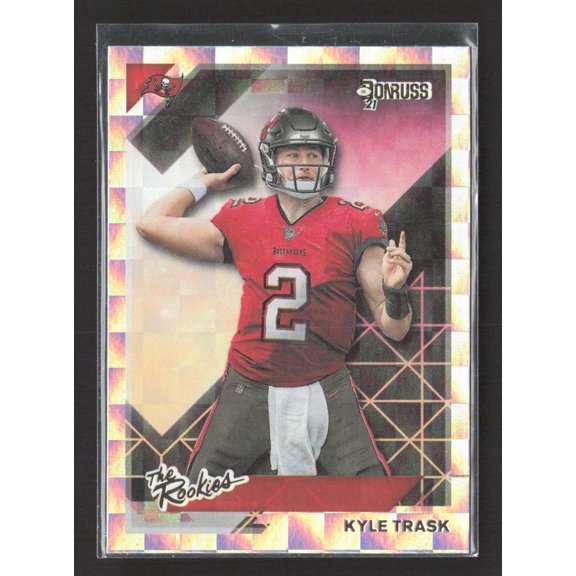 2021 Donruss The Rookies Kyle Trask Buccaneers Checkerboard #TR-KTR Football Card