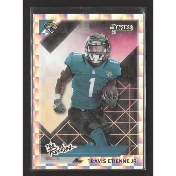 2021 Panini Donruss The Rookies Travis Etienne Jr. Jacksonville Jaguars NFL Trading Card #TR-TET