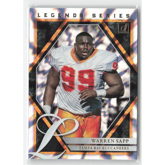 2021 Donruss The Legends Series Warren Sapp Tampa Bay Buccaneers LS17 Football Card