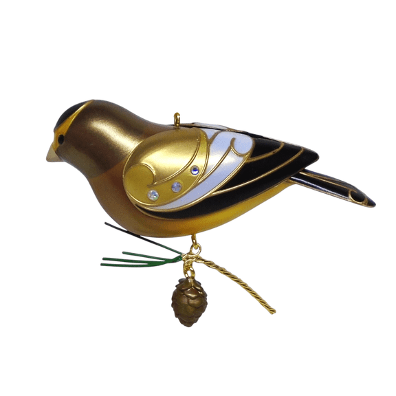 2021 Evening Grosbeak (Beauty of Birds) Hallmark Keepsake Christmas Tree Ornaments QXR9172