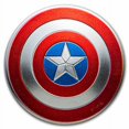 thumbnail image 1 of 2021 Fiji 1 oz Proof Silver Domed "Captain America" Shield, 1 of 4