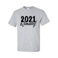 thumbnail image 1 of 2021 Finally Funny New Year Unisex Adult Short Sleeve T-shirt-Sports Grey-xl, 1 of 4