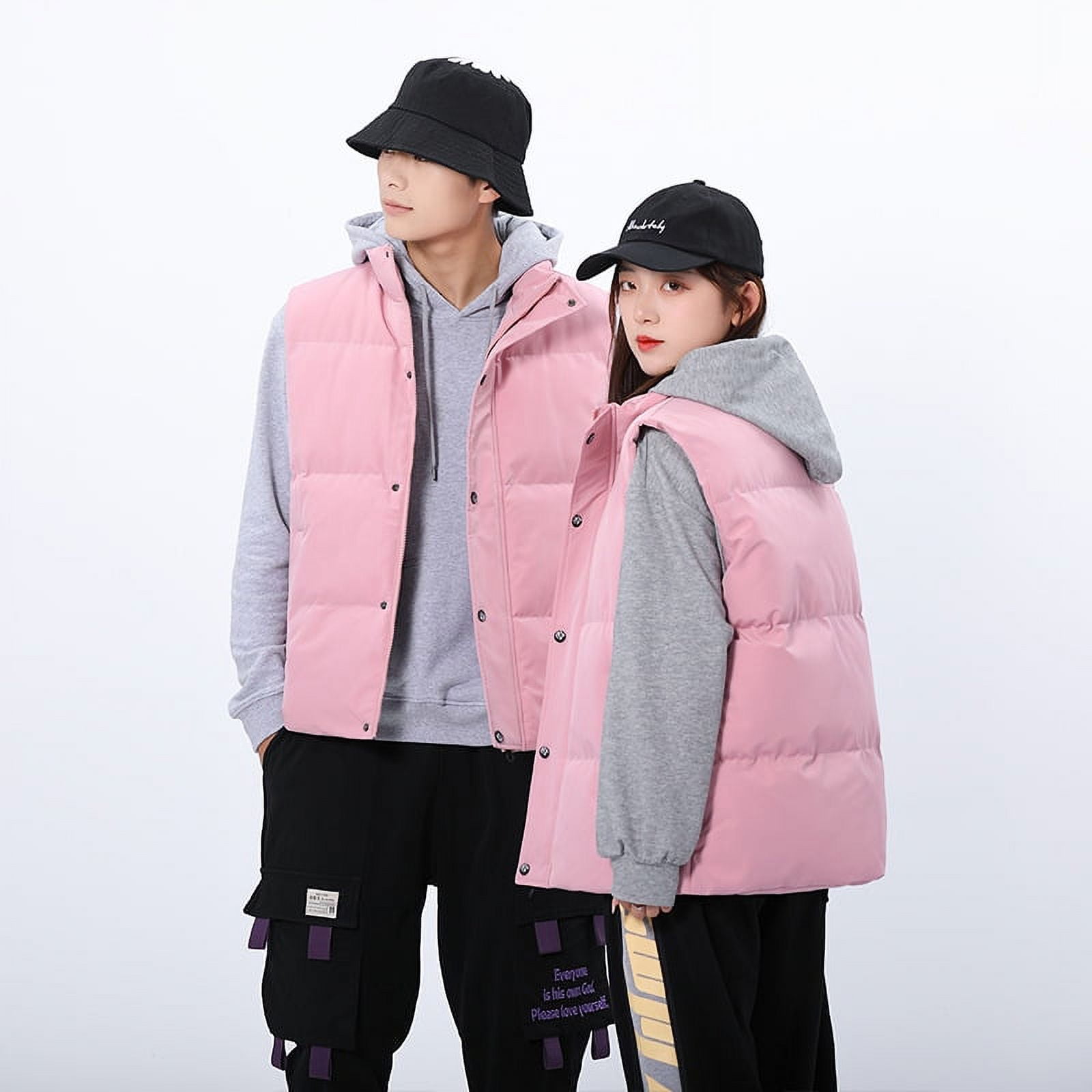 2021 First Look at Couple‘s Vest Thickened Short Jacket Men‘s and Women