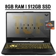 thumbnail image 1 of 2021 Flagship ASUS TUF A15 Gaming Laptop 15.6" FHD IPS 144Hz Display AMD Octa-Core Ryzen 7 4800H 8GB RAM 512GB SSD GeForce GTX 1650Ti 4GB RGB Backlit Keyboard USB-C HDMI DTS Win10, 1 of 7