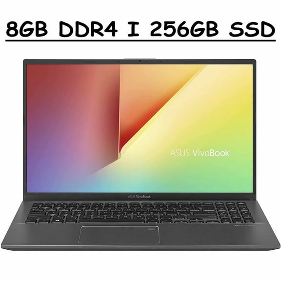 2021 Flagship ASUS VivoBook 15 Thin and Light Laptop I 15.6" FHD Touchscreen Display I 10th Gen Intel Quad-Core i5-1035G1 I 8GB RAM 256GB SSD I Fingerprint Webcam WIFI HDMI Win 10
