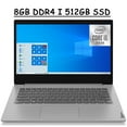 thumbnail image 1 of 2021 Flagship Lenovo Ideapad 3 14 Laptop Computer I 14" FHD Anti-glare Display I 10th Gen Intel Quad-Core i5-1035G1 I 8GB DDR4 512GB SSD I Dolby Audio Webcam WIFI HDMI Win 10, 1 of 9