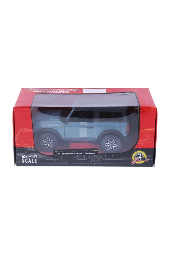 2021 Ford Bronco Badlands, Area 51 Blue - Showcasts 38530BU - 1/24 Scale Diecast Model Toy Car