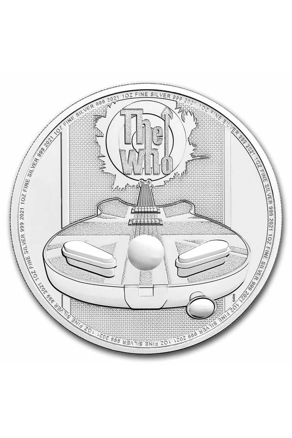 2021 Great Britain 1 oz Silver Music Legends: The Who BU