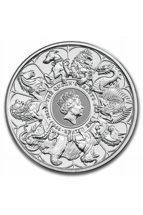 2021 Great Britain 2 oz Silver Queen's Beasts Collector Coin