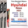 thumbnail image 1 of 2021 Hyundai Nexo Wiper Blades (Set of 3) w/Rear Wiper, 1 of 4