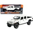 thumbnail image 1 of 2021 Jeep Gladiator Rubicon (Closed Top) Pickup Truck White 1/24-1/27 Diecast Model Car by Motormax, 1 of 3