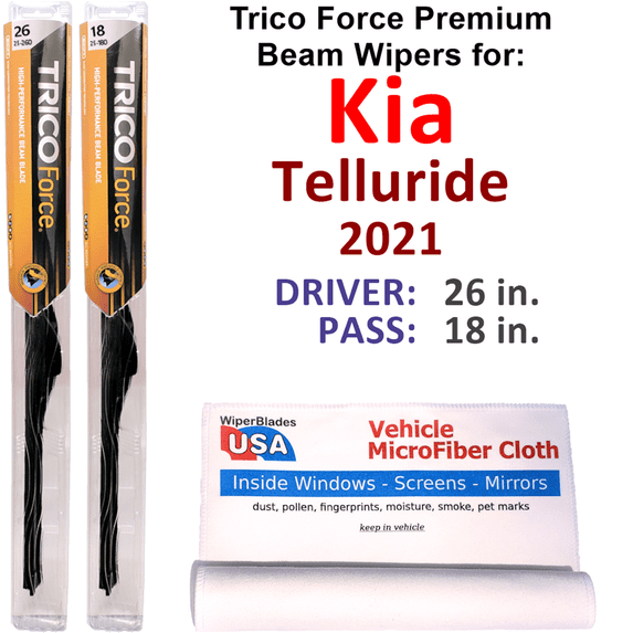 2021 Kia Telluride Performance Beam Wipers (Set of 2)